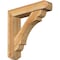 Ekena Millwork Olympic Craftsman Rough Sawn Bracket w/ Offset Brace, Western Red Cedar, 6"W x 26"D x 26"H BKT0604X26X26OLY04RWR - alternate 1